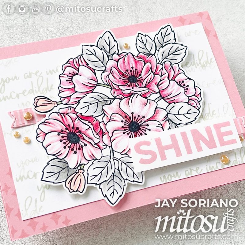 Happy Little Things with Enduring Beauty Stamp Set Card Idea Mitosu Crafts by Barry & Jay Soriano Stampin' Up! UK France Germany Austria Netherlands Belgium Ireland