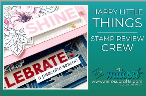 Happy Little Things with other Stampin Up Stamp Sets Card Idea Mitosu Crafts by Barry & Jay Soriano Stampin' Up! UK France Germany Austria Netherlands Belgium Ireland