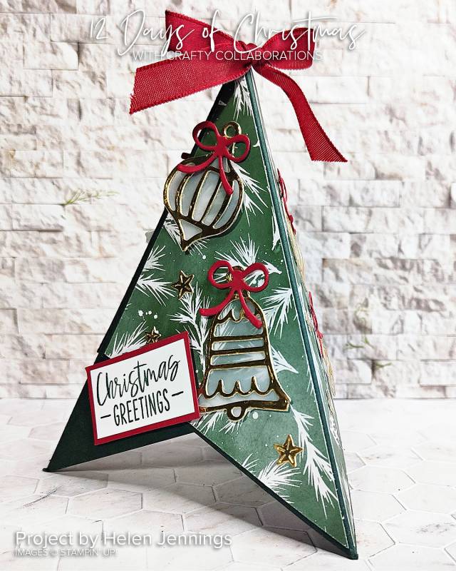 Helen Jennings Design 12 Weeks of Christmas Ideas from Mitosu Crafts by Barry & Jay Soriano Stampin Up Demonstrator