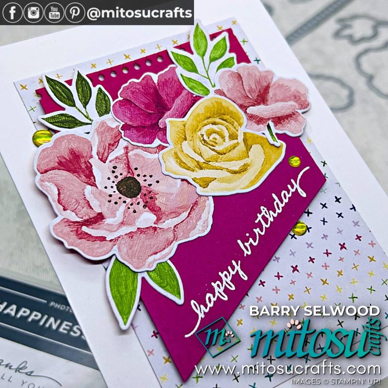 Hues of Happiness Card Idea from Mitosu Crafts by Barry Selwood & Jay Soriano Stampin' Up! Demonstrators UK France Germany Austria The Netherlands Belgium Ireland