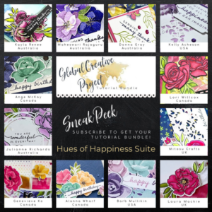 Hues of Happiness Suite Theme Global Creative Project Tutorial Bundle Sneak Peek from Mitosu Crafts by Barry & Jay Soriano UK France Germany Austria The Netherlands Stampin' Up! Demo