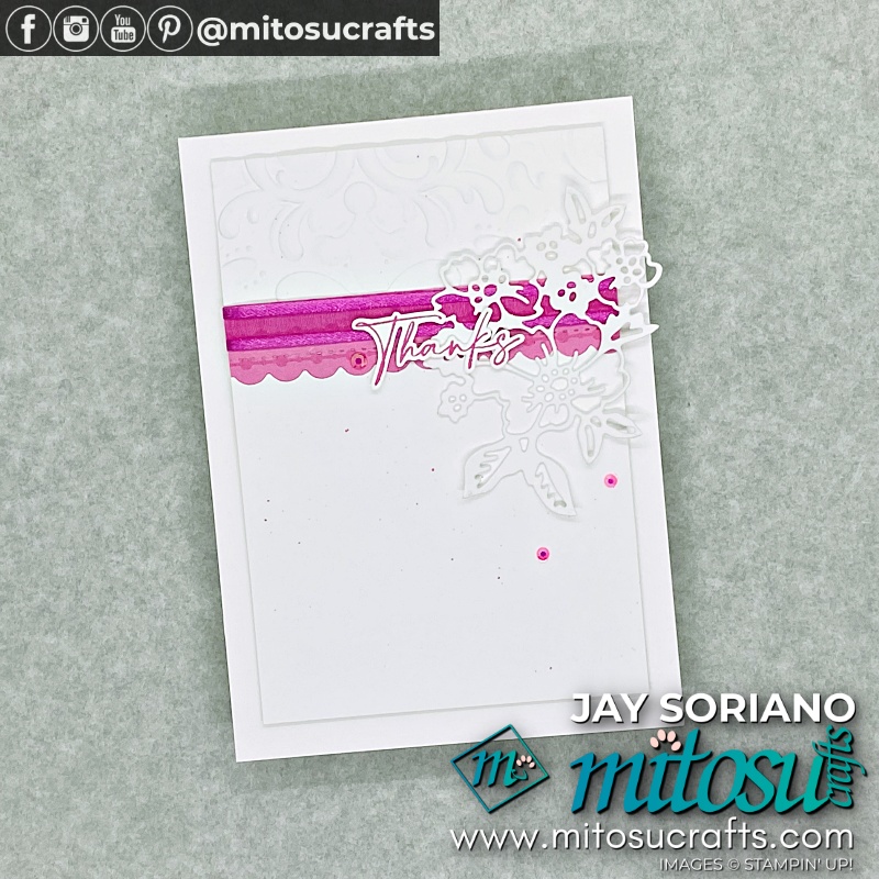 2021-23 In Color Card with Hand Penned Petals Bundle from Mitosu Crafts UK by Barry Selwood & Jay Soriano Independent Stampin Up Demonstrators