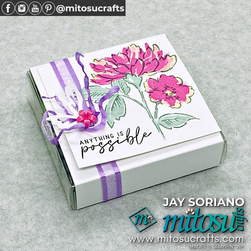 2021-2023 In Colors Tea Box with Hand Penned Petals Bundle from Mitosu Crafts UK by Barry Selwood & Jay Soriano Independent Stampin' Up! Demonstrators