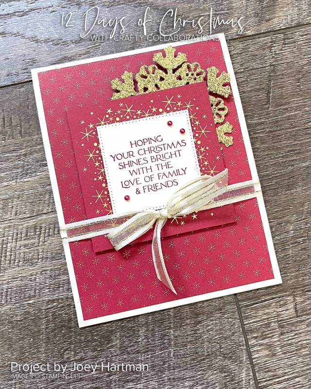Joey Hartman Design 12 Weeks of Christmas Ideas from Mitosu Crafts by Barry & Jay Soriano Stampin Up Demonstrator
