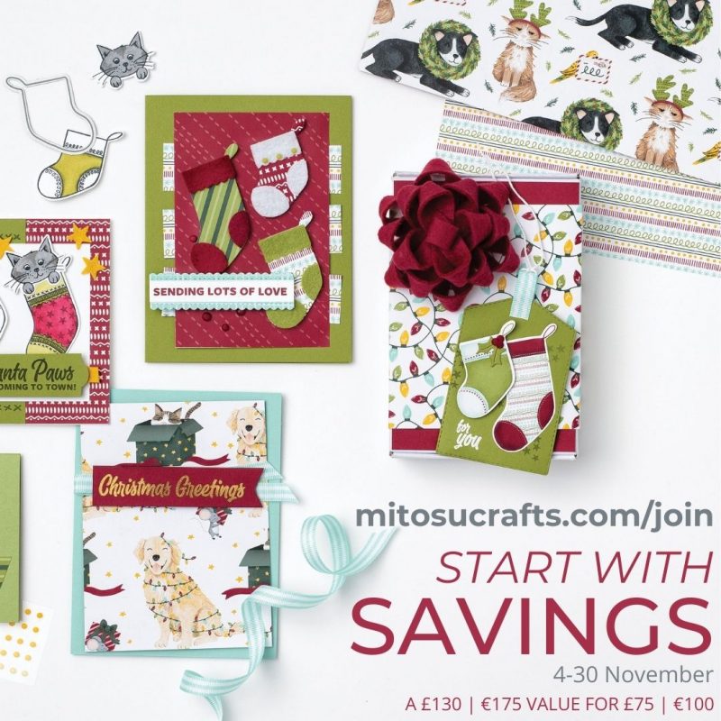 Join Stampin' Up! Promotion Start with Savings from Mitosu Crafts UK by Barry & Jay Soriano Sq