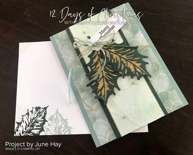 June Hay Design 12 Weeks of Christmas Ideas from Mitosu Crafts by Barry & Jay Soriano Stampin Up Demonstrator