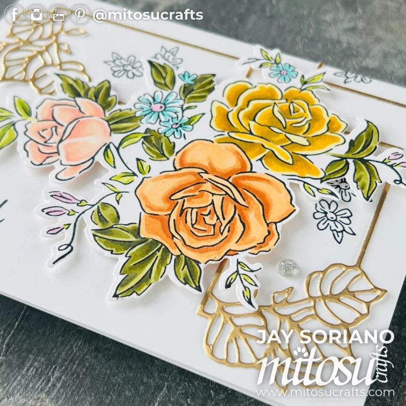 Unbounded Love & Layers of Beauty Stampin Blends Colouring Card Idea Mitosu Crafts by Barry & Jay Soriano Stampin' Up! UK France Germany Austria Netherlands Belgium Ireland