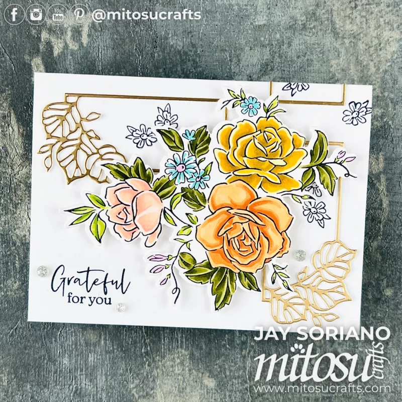 Unbounded Love & Layers of Beauty Stampin Blends Colouring Card Idea Mitosu Crafts by Barry & Jay Soriano Stampin' Up! UK France Germany Austria Netherlands Belgium Ireland