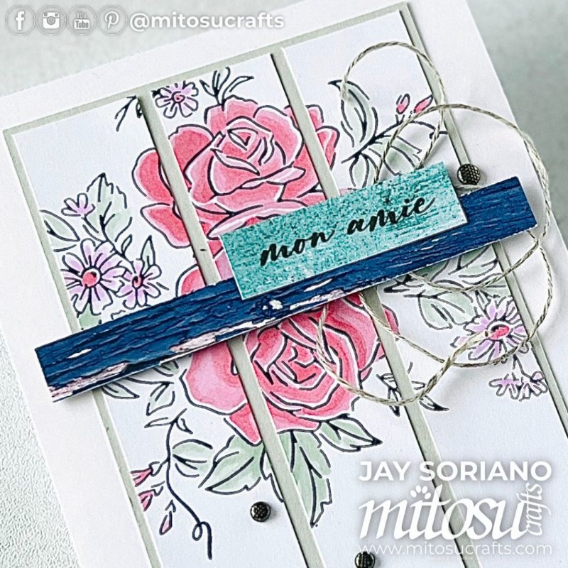 Layers of Beauty Stampin Blends Floral Card Idea Mitosu Crafts by Barry & Jay Soriano Stampin' Up! UK France Germany Austria Netherlands Belgium Ireland