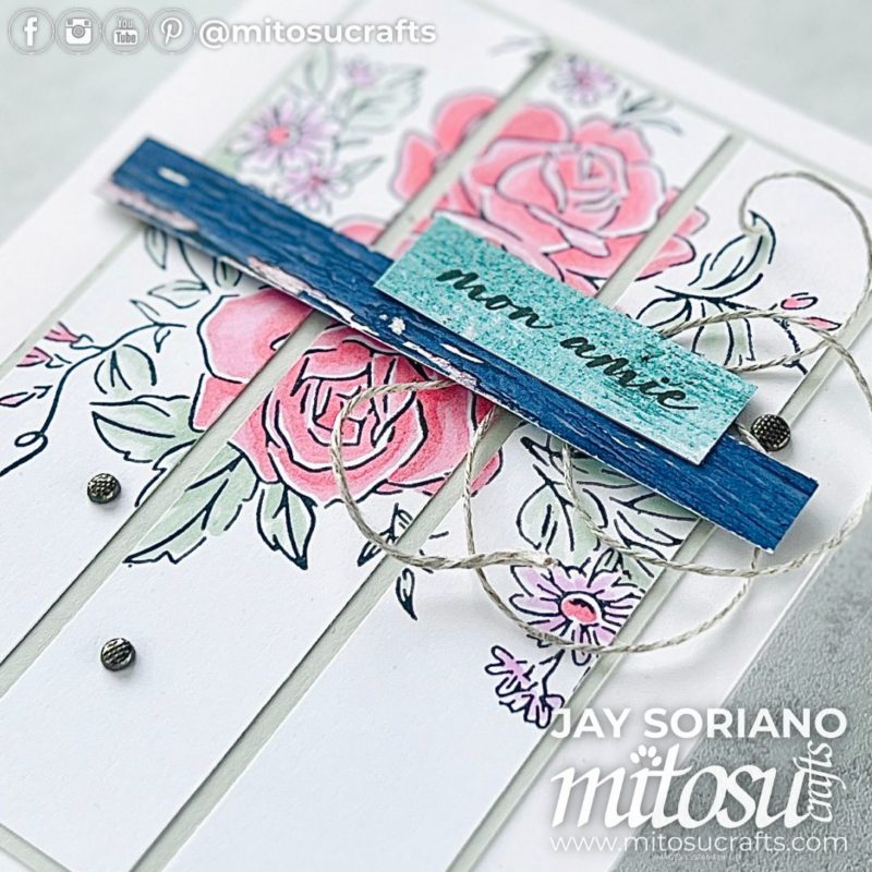 Layers of Beauty Stampin Blends Floral Card Idea Mitosu Crafts by Barry & Jay Soriano Stampin' Up! UK France Germany Austria Netherlands Belgium Ireland