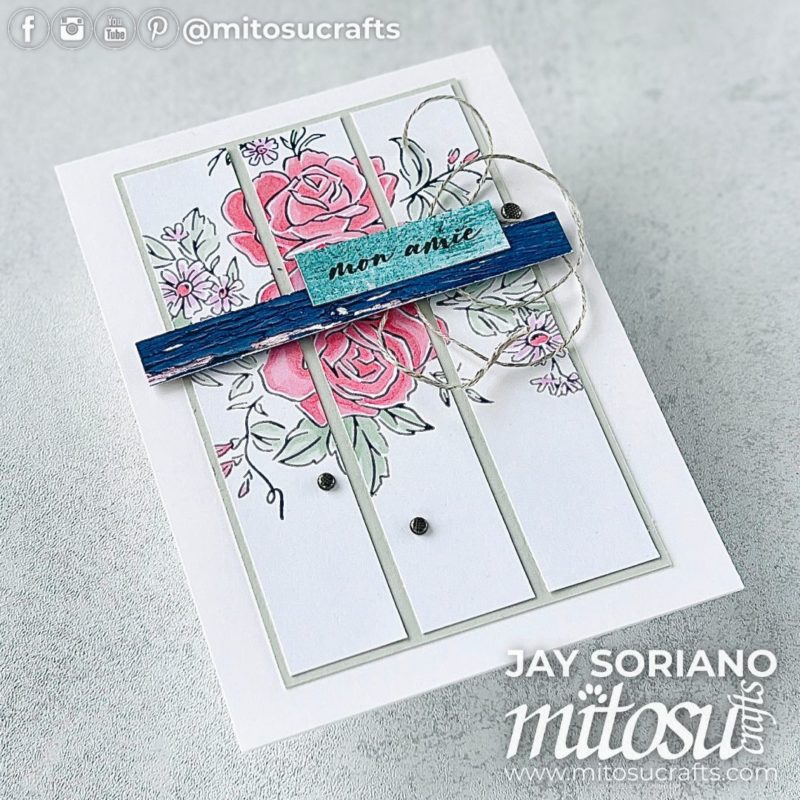 Layers of Beauty Stampin Blends Floral Card Idea Mitosu Crafts by Barry & Jay Soriano Stampin' Up! UK France Germany Austria Netherlands Belgium Ireland