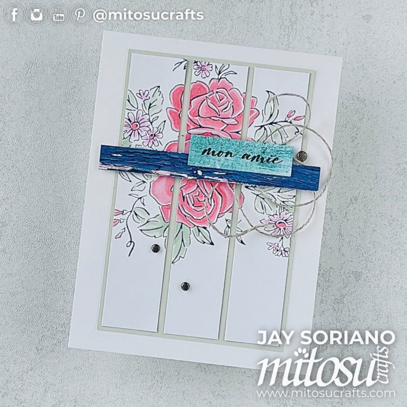 Layers of Beauty Stampin Blends Floral Card Idea Mitosu Crafts by Barry & Jay Soriano Stampin' Up! UK France Germany Austria Netherlands Belgium Ireland