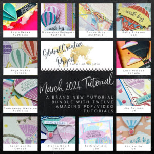 Lighter Than Air March 2024 Global Creative Project Tutorial Bundle Sneak Peek from Mitosu Crafts by Barry & Jay Soriano UK Stampin Up Demo