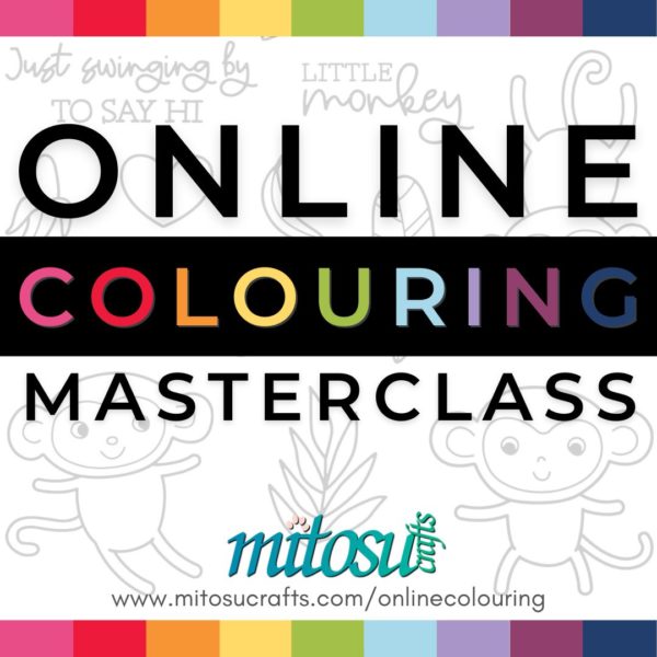 Little Monkey Stampin' Up! Online Colouring Masterclass with Jay Soriano Mitosu Crafts UK