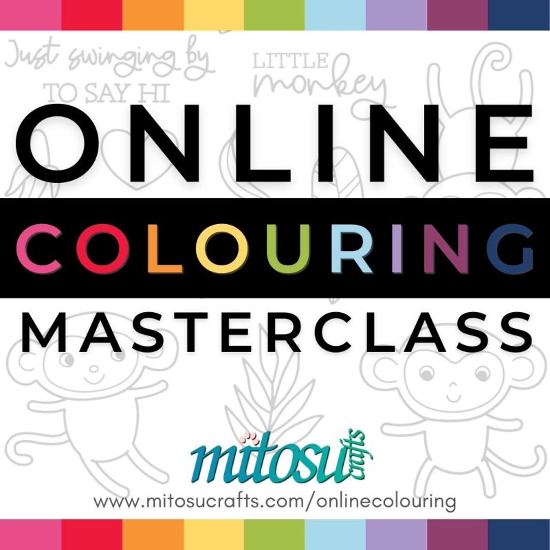 Little Monkey Stampin' Up! Online Colouring Masterclass with Jay Soriano Mitosu Crafts UK