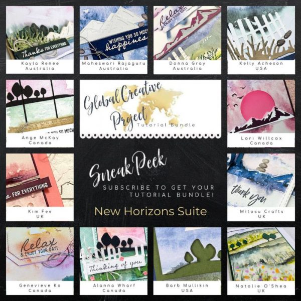 New Horizons Suite Theme Global Creative Project Tutorial Bundle Sneak Peek from Mitosu Crafts by Barry & Jay Soriano UK France Germany Austria The Netherlands Stampin Up Demo