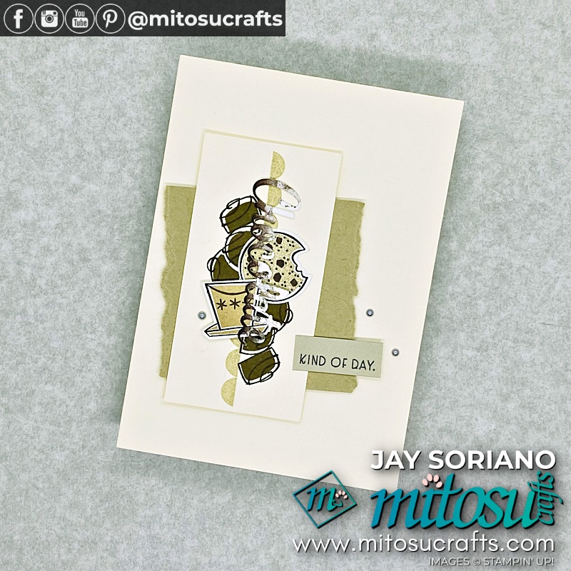 Nothing's Better Than Handmade Masculine Card Idea with Chocolates from Mitosu Crafts UK by Barry & Jay Soriano Stampin' Up! Demonstrators