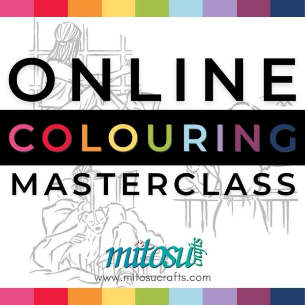 Online Colouring Master Class with In The Moment from Mitosu Crafts UK by Barry & Jay Soriano Stampin Up Demos