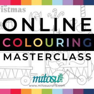 Santa's Delivery Online Colouring Master class from Jay Soriano Mitosu Crafts UK