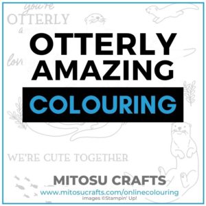 Otterly Amazing Virtual Online Colouring Class Barry & Jay Soriano Mitosu Crafts Stampin Up UK