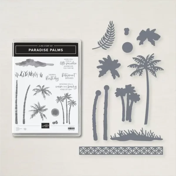 Paradise Palms Bundle from Mitosu Crafts by Barry & Jay Soriano Stampin Up Demo UK France Germany Austria The Netherlands