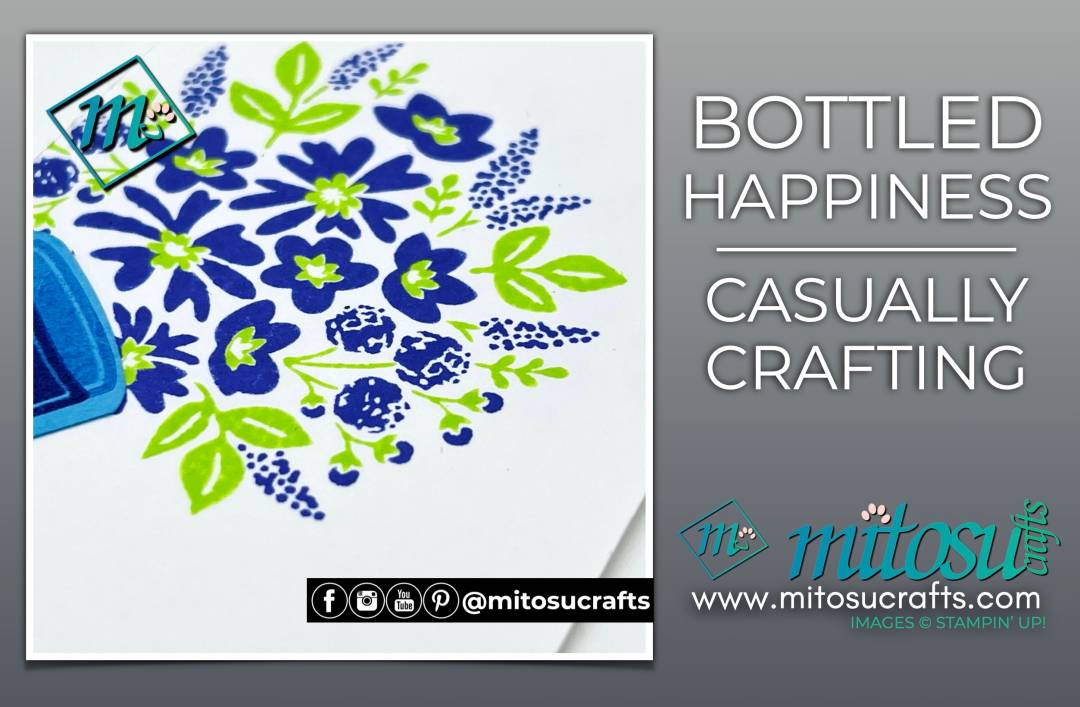 Party Popper Bottled Happiness from Mitosu Crafts by Barry Selwood & Jay Soriano Stampin' Up! Demonstrators UK France Germany Austria The Netherlands