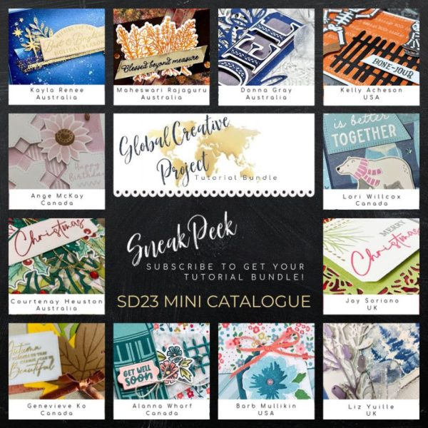 SD23 Mini Catalogue Global Creative Project Tutorial Bundle Sneak Peek from Mitosu Crafts by Barry & Jay Soriano UK France Germany Austria The Netherlands Belgium Ireland Stampin Up Demo