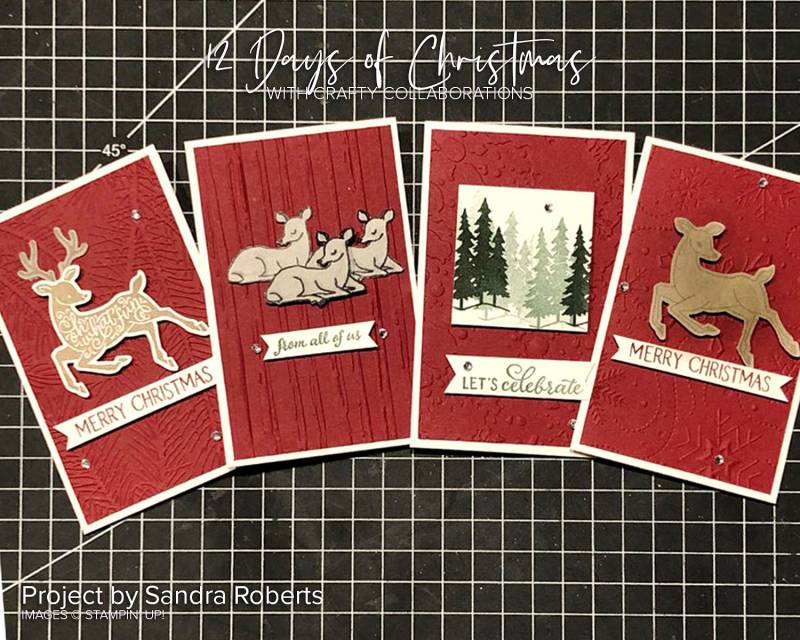 Sandra Roberts Design 12 Weeks of Christmas Ideas from Mitosu Crafts by Barry & Jay Soriano Stampin Up Demonstrator
