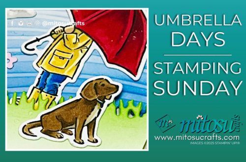 Sending Hugs Umbrella Days Card by Jay Soriano Mitosu Crafts Stampin' Up! UK