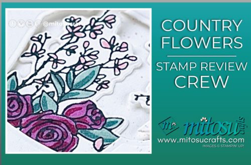 Sending Love Country Flowers Floral Card Idea Mitosu Crafts by Barry & Jay Soriano Stampin' Up! UK France Germany Austria Netherlands Belgium Ireland