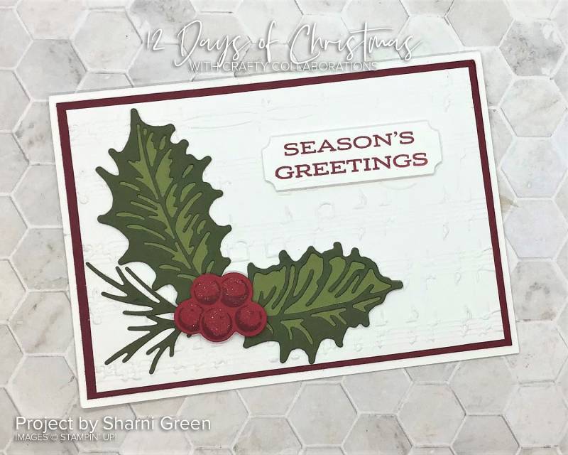 Sharni Green Design 12 Weeks of Christmas Ideas from Mitosu Crafts by Barry & Jay Soriano Stampin Up Demonstrator