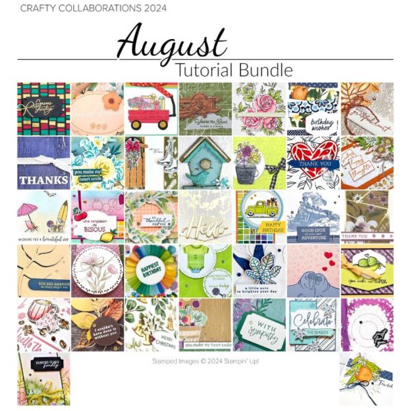 Sneak Peek of August 2024 Crafty Collaborations Tutorial Bundle from Mitosu Crafts Stampin' Up! UK