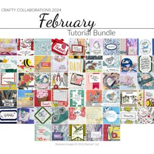 Sneak Peek of February 2024 Crafty Collaborations Tutorial Bundle from Mitosu Crafts UK