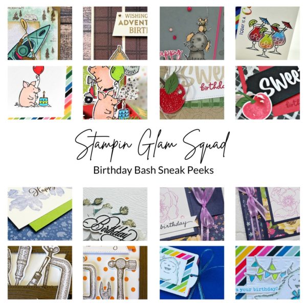 Stampin Glam Squad Birthday Bash Theme Tutorial Bundle Sneak Peek from Mitosu Crafts UK