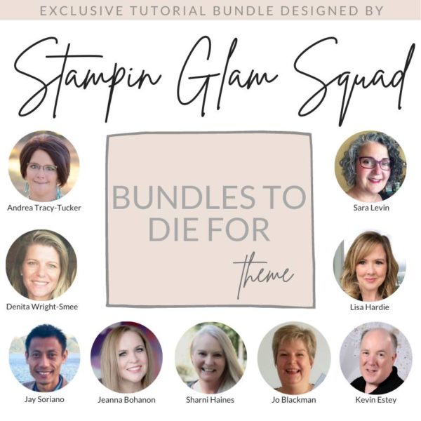 Stampin Glam Squad Bundles To Die For Theme Tutorial Bundle from Mitosu Crafts UK by Barry & Jay Soriano Stampin Up Demo