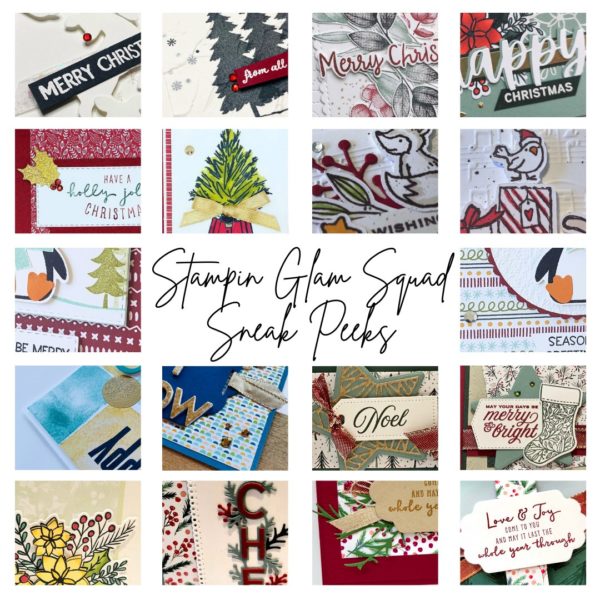 Stampin Glam Squad Share The Joy Theme Tutorial Bundle Sneak Peek from Mitosu Crafts UK by Barry & Jay Soriano Stampin Up Demo
