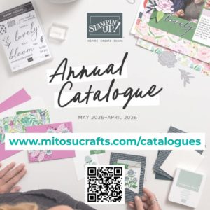 Stampin' Up! 2025-2026 Annual Catalogue Live Shop Now from Mitosu Crafts Barry & Jay Soriano England UK France Ireland