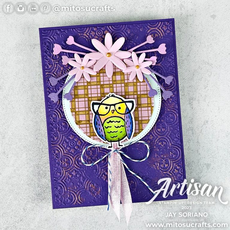 How To Make A Card with Stampin’ Up! Bird’s Eye View – Mitosu Crafts