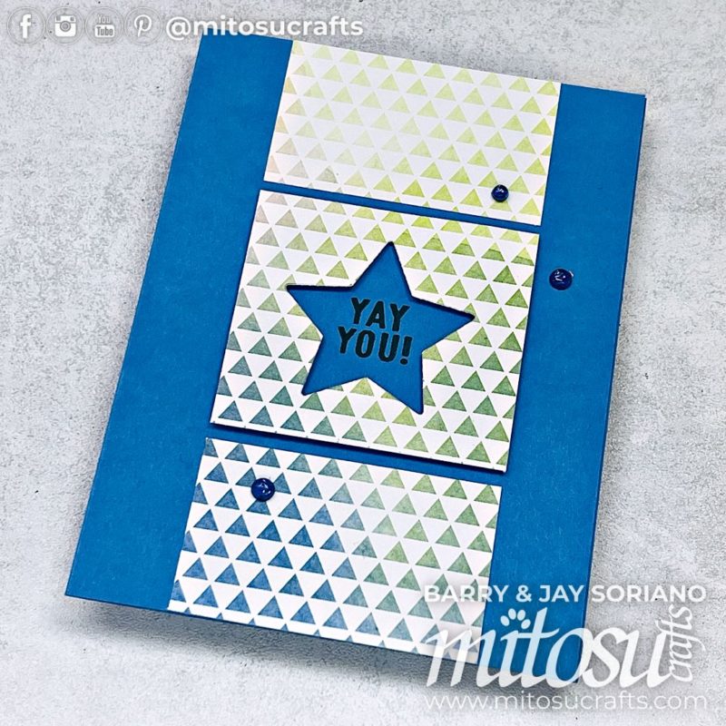 Stampin' Up! One Sheet Wonder with Bright & Beautiful Balloons Card Idea from Mitosu Crafts by Jay Soriano Stampin Up UK France Germany Austria Netherlands Belgium Ireland