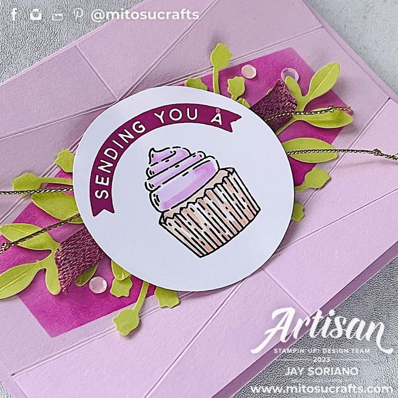 Stampin' Up! Circle Sayings Card Idea from Barry & Jay Soriano Mitosu Crafts Independent Stampin Up Demonstrators UK France Germany Austria Netherlands Belgium & Ireland