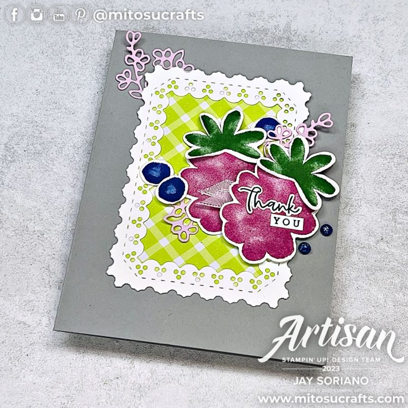 Stampin' Up! Darling Details Artisan Card Ideasfrom Mitosu Crafts by Jay Soriano Stampin Up UK France Germany Austria Netherlands Belgium Ireland