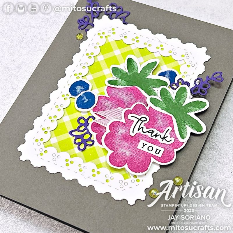 Stampin' Up! Darling Details Handmade Card Ideas from Mitosu Crafts by Barry Selwood & Jay Soriano Stampin Up UK France Germany Austria Netherlands Belgium Ireland