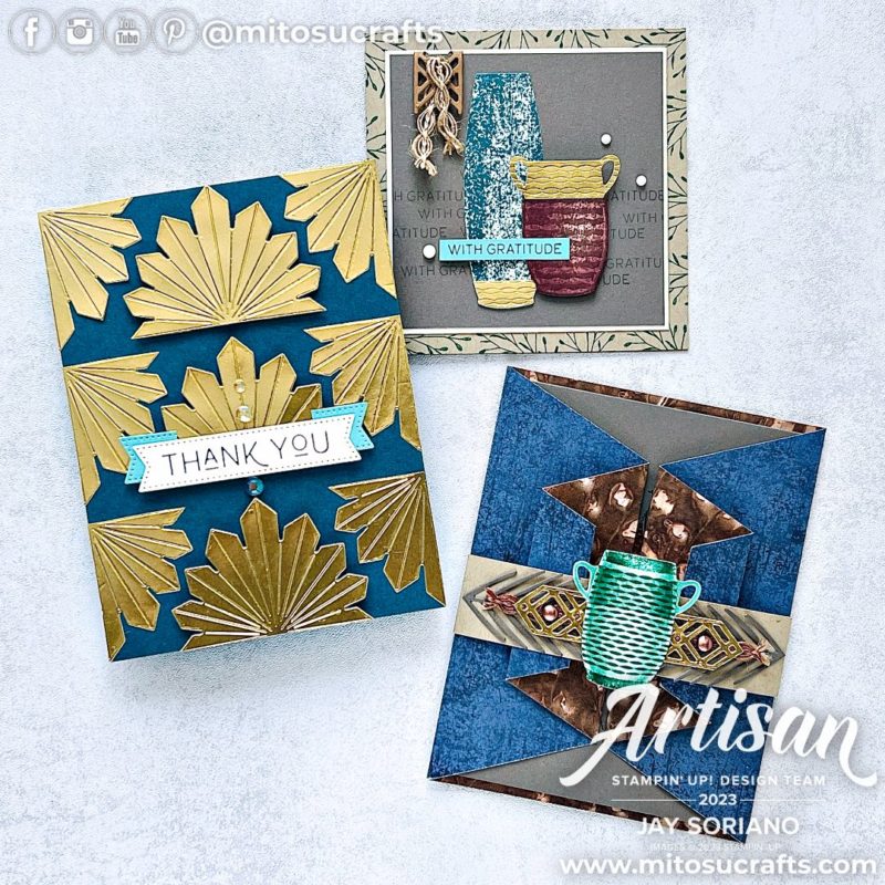 Stampin Up Earthen Elegance Textures Artisan Handmade Card Idea from Mitosu Crafts by Barry & Jay Soriano Stampin Up UK France Germany Austria Netherlands Belgium Ireland