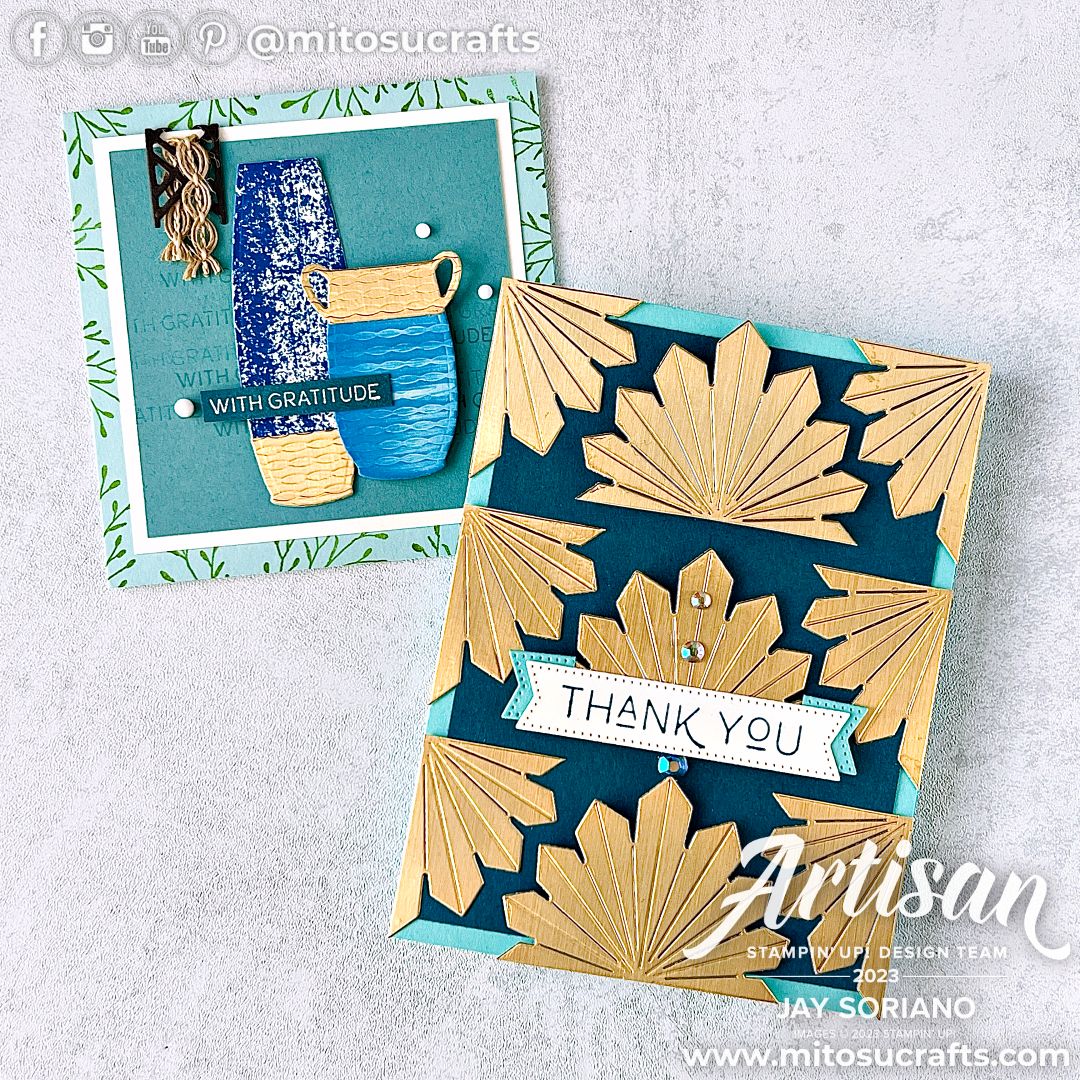 How To Make Card with Stampin’ Up! Earthen Textures Bundle – Mitosu Crafts