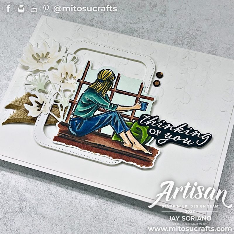 Stampin' Up! In The Moment Handmade Card Idea from Mitosu Crafts by Barry Selwood & Jay Soriano Stampin Up UK France Germany Austria Netherlands Belgium Ireland