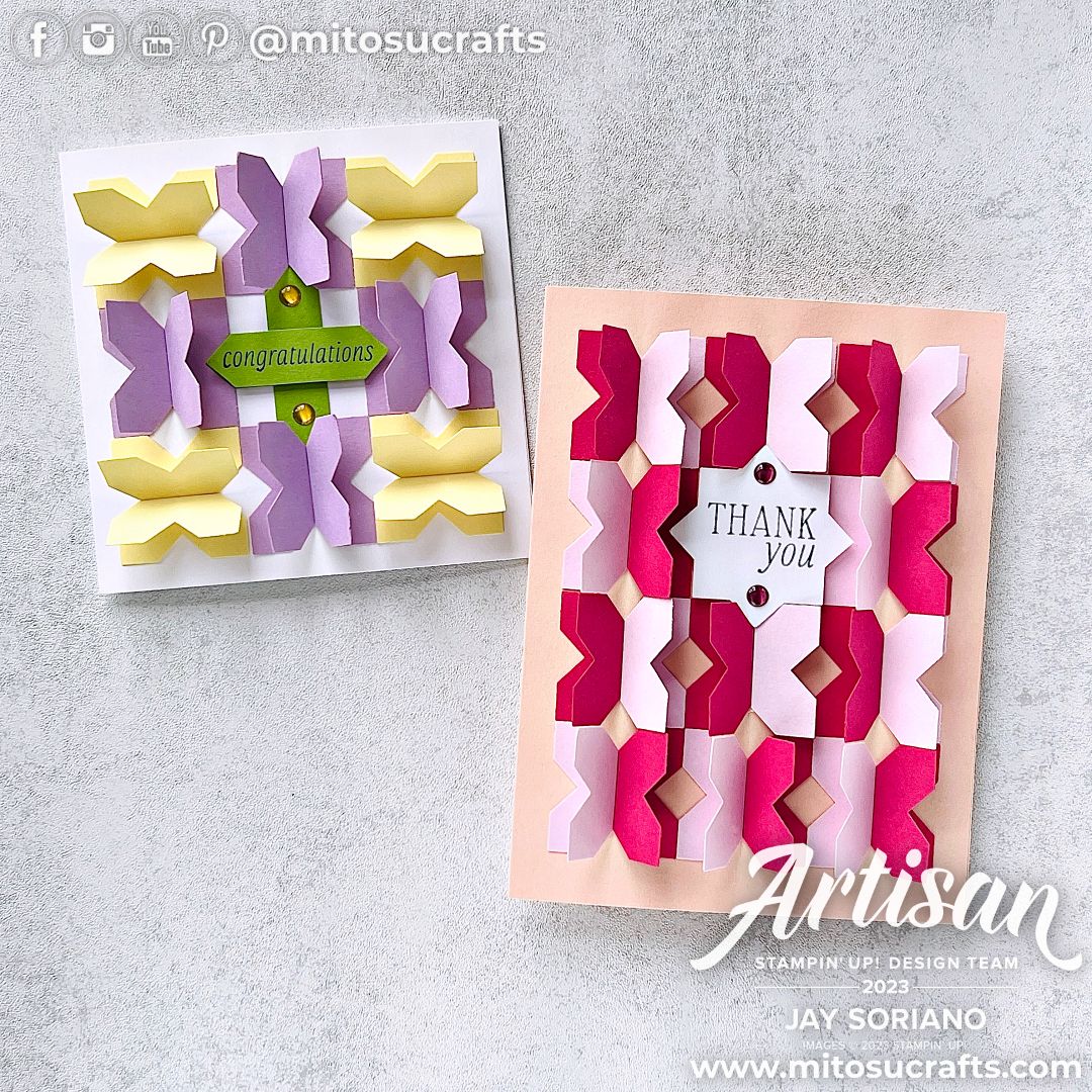 How To Create 3D Inked & Tiled Background with Stampin’ Up! Products ...