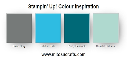 Stampin Up Inked & Tiled Colour Inspiration from Mitosu Crafts UK 1