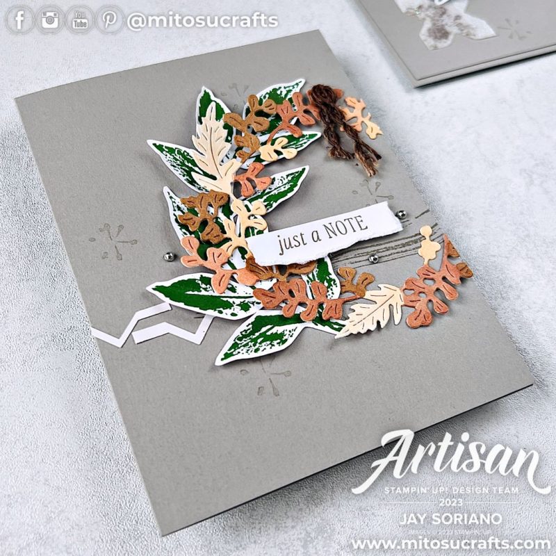 Stampin' Up! Inked & Tiled Creativity Now Inspired #sucreativitynow Handmade Card Idea from Mitosu Crafts by Barry & Jay Soriano Stampin Up UK France Germany Austria Netherlands Belgium Ireland