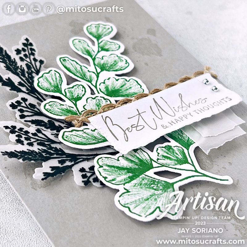 Stampin' Up! Natures Prints Handmade Card Idea Creativity Now Inspired from Mitosu Crafts by Barry & Jay Soriano Stampin Up UK France Germany Austria Netherlands Belgium Ireland