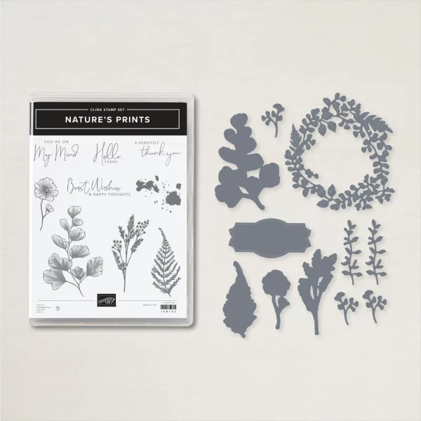 Stampin Up Natures Prints Stamp Set and Natural Prints Dies Bundle Sun Prints Suite from Mitosu Crafts by Barry Selwood & Jay Soriano UK France Germany Austria The Netherlands